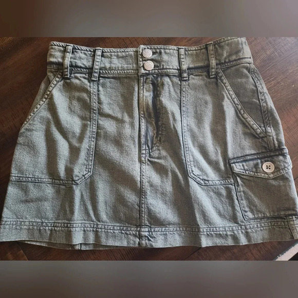 NWT Women's Roxy Roll With It Jean Skirt SM - Picture 2 of 4